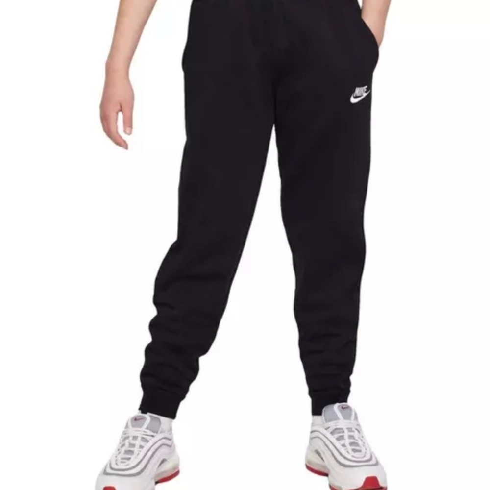 Nike black joggers for kids
